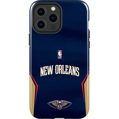 NBA New Orleans Pelicans Jersey iPhone 15 Pro Max Impact Case